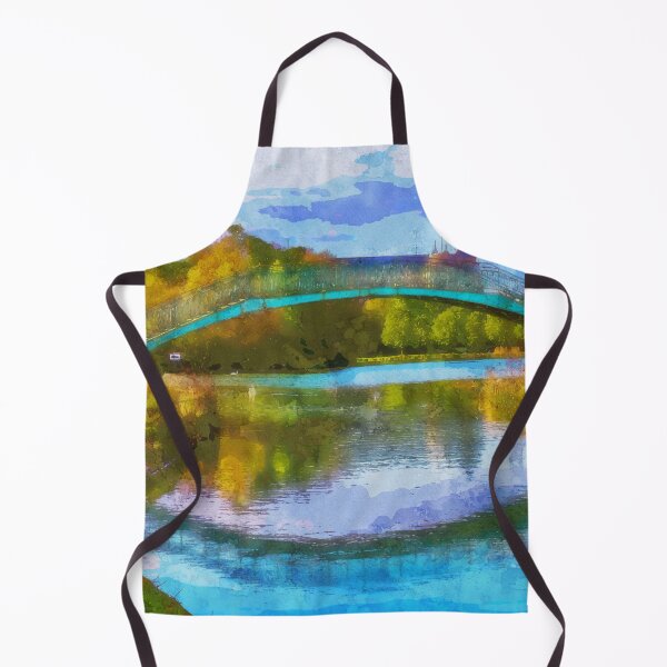 Item preview, Bridge Across the River with a Castle - Watercolor designed and sold by d1mology.