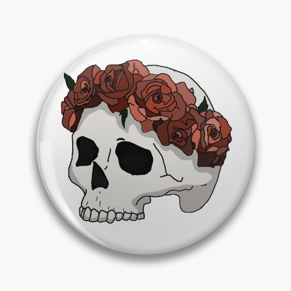 Item preview, Rose Crown Skull designed and sold by AtticPotato.