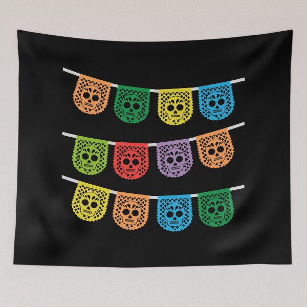 Item preview, Papel picado, day of the dead fiesta designed and sold by Robloz.