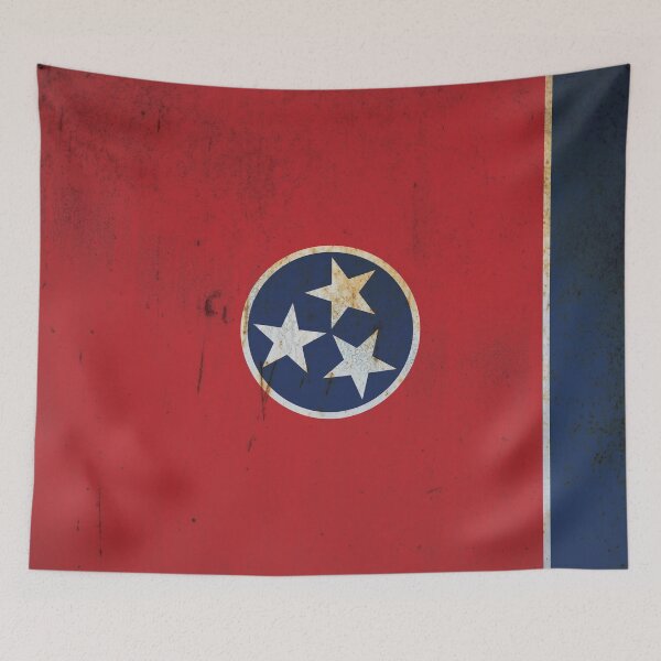 Item preview, Tennessee Flag Grunge  designed and sold by TRowanDesign.