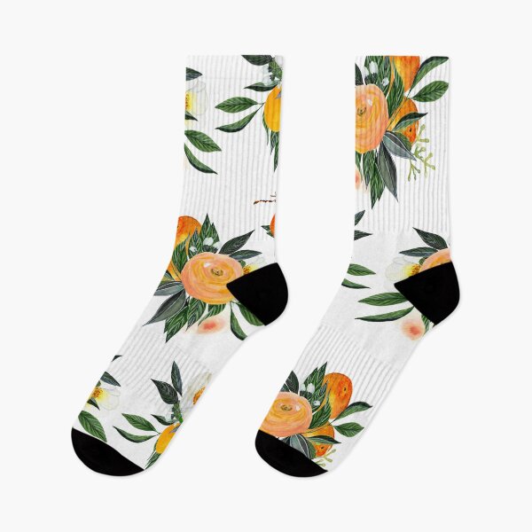 Item preview, Orange Floral  designed and sold by OliviaAndAva.