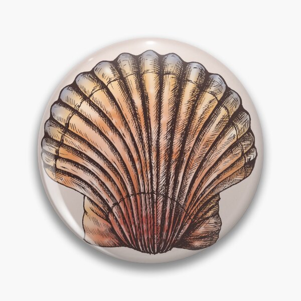 Item preview, Watercolor Sea Shell  designed and sold by newburyboutique.