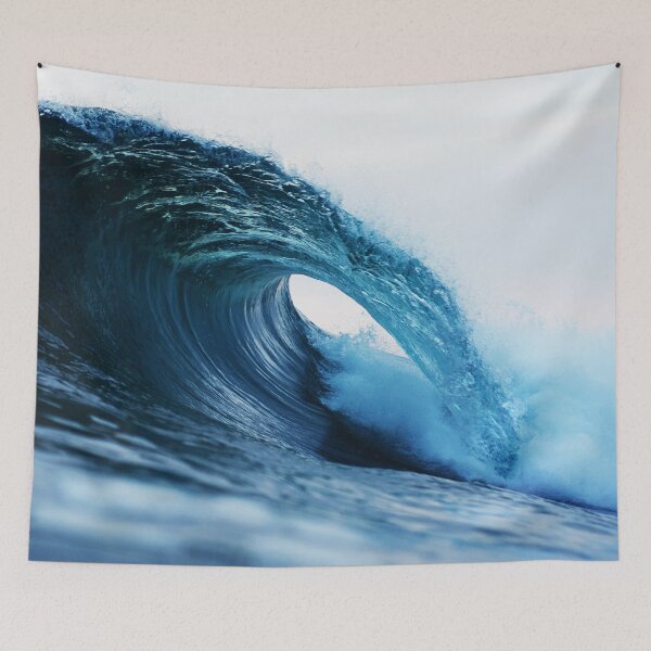 Aperçu de l'œuvre Ocean Wave Tunnel Tubing Surfer Wave créée et vendue par Hanlar.