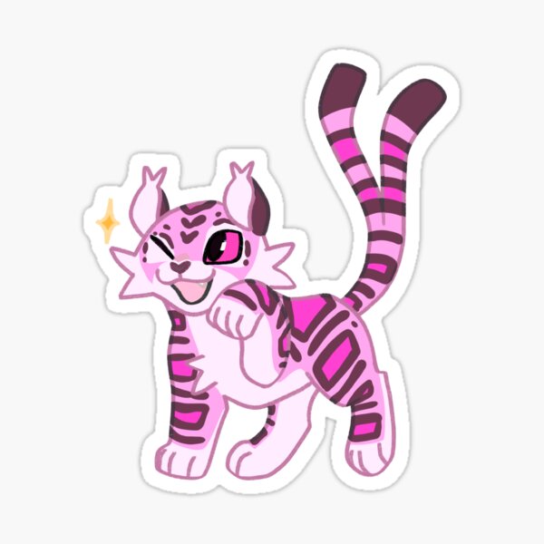 Kipo and wolf Sticker