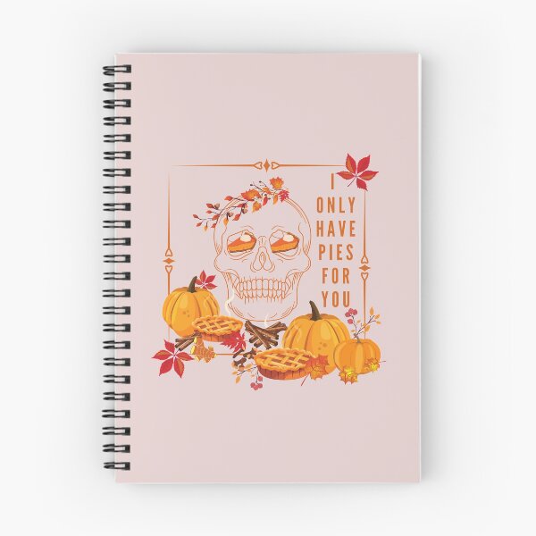 Item preview, I Only Have Pies For You- Funny Autumn/ Thanksgiving Pun with Vintage Style Pumpkins and Skull designed and sold by linime1984.