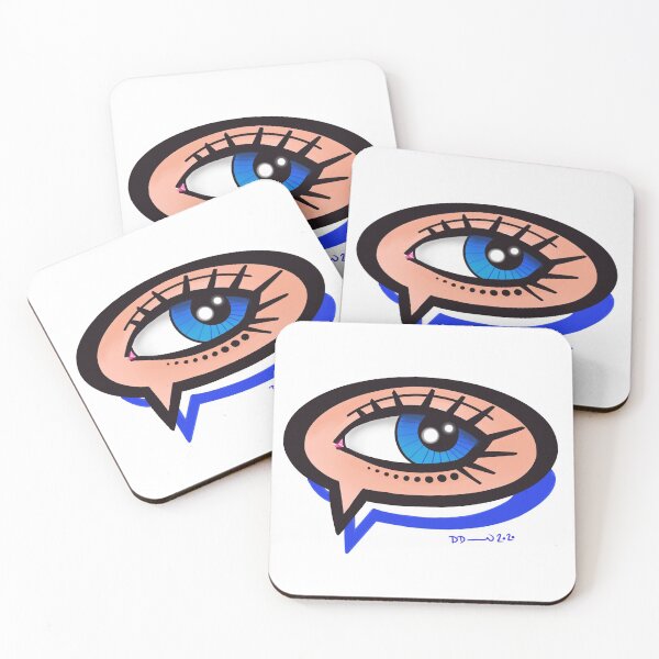 Item preview, eye speak designed and sold by MetroInk.