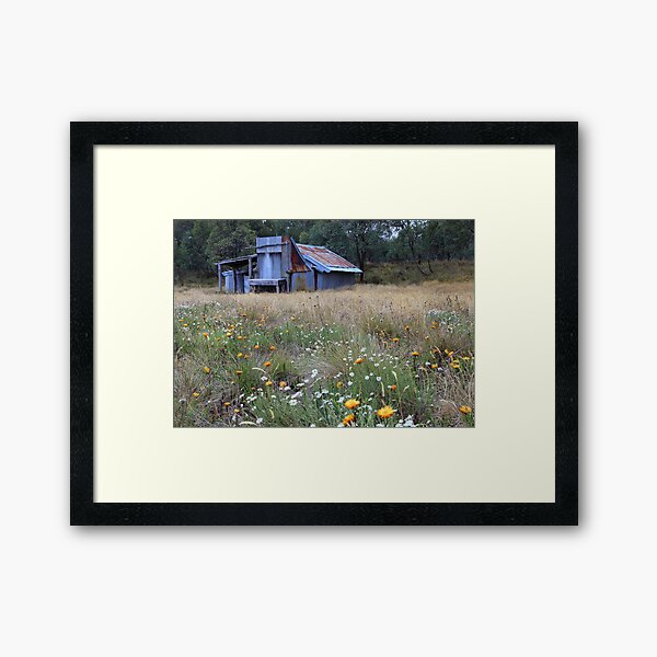 Item preview, Kellys hut in a field of flowers .Snowy Plain  designed and sold by Donovan Wilson.