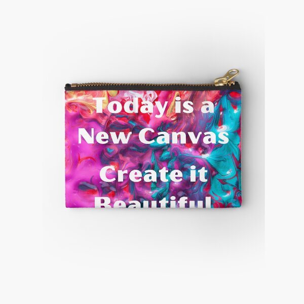Item preview, To day is a New Canvas, " CREATE it Beautiful" designed and sold by Mind2Line.