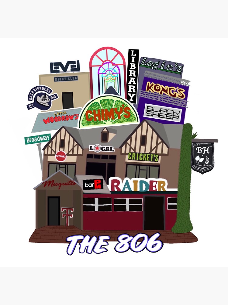"Lubbock Bar Crawl" Sticker for Sale by breahnfisher Redbubble