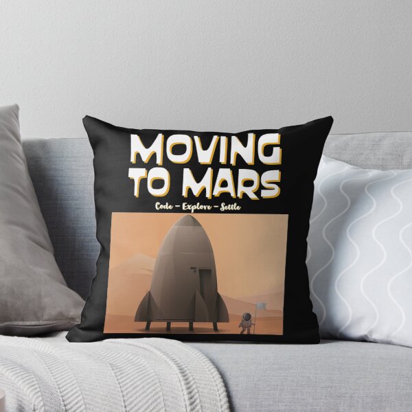 Aperçu de l'œuvre Se déplacer vers Mars - Coder, explorer, régler créée et vendue par Coderbunnyz.