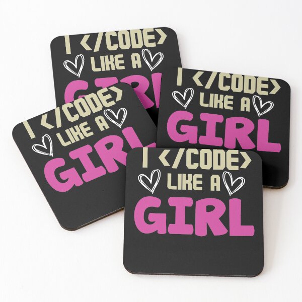 Item preview, I </Code> Like A Girl designed and sold by MakeGoodChoices.