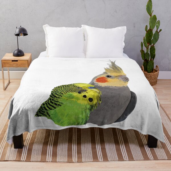 Item preview, Nymph Cockatoo and Striped Parakeet designed and sold by obscurite.