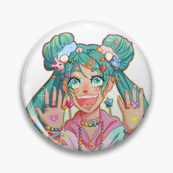 Item preview, Decora kei hatsune miku designed and sold by gh0stygoo.