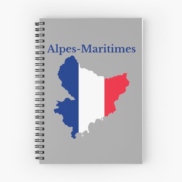 Artikelvorschau, Alpes Maritimes Karte, Frankreich, Französisches Departement entworfen und verkauft von marosharaf.