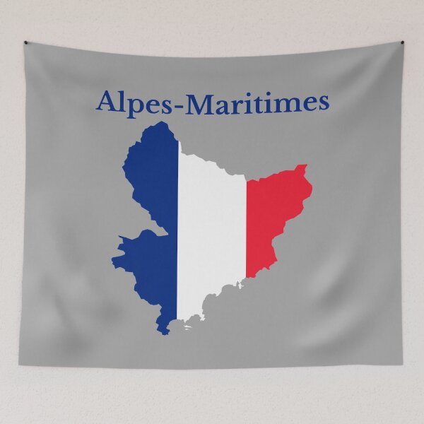 Item preview, Alpes Maritimes Map, France, French Department designed and sold by marosharaf.