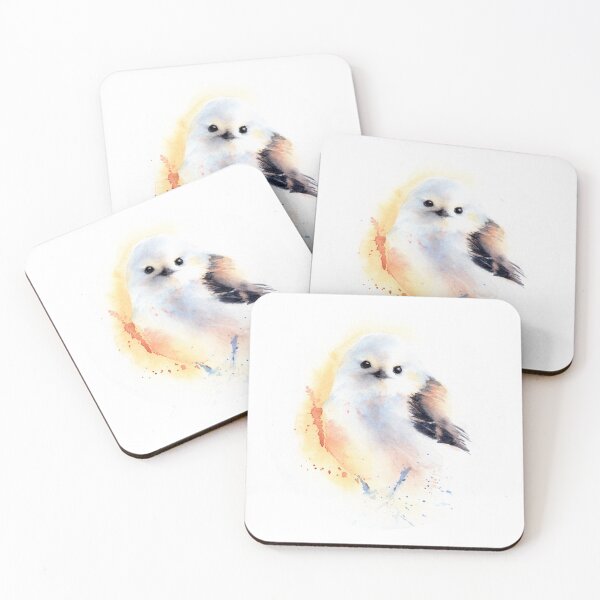 Item preview, Long-tailed tit watercolor designed and sold by arianne-art.