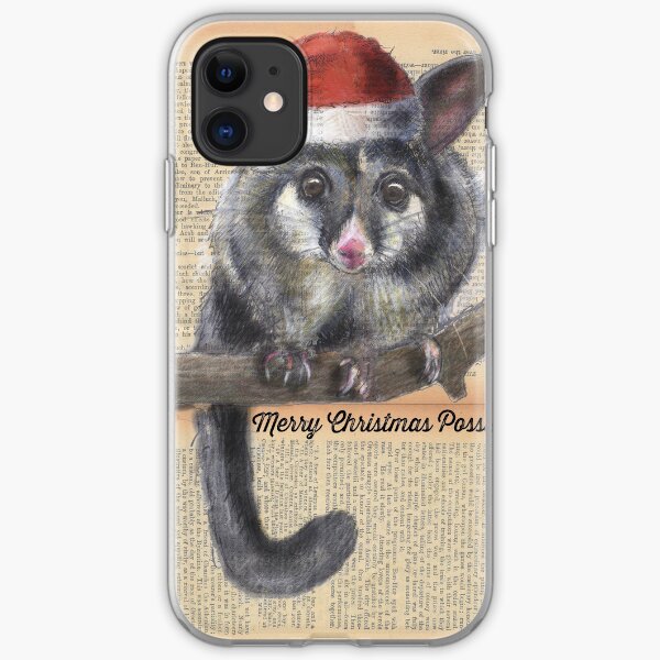 Christmas Possum iPhone Soft Case