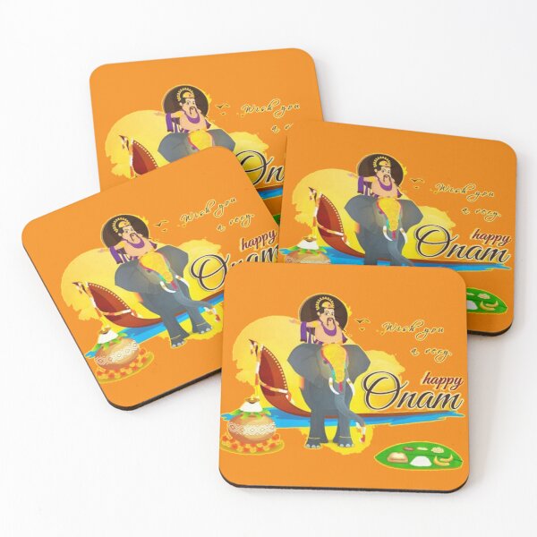 Item preview, Happy Onam festival elephant design designed and sold by Sovik Goswami.