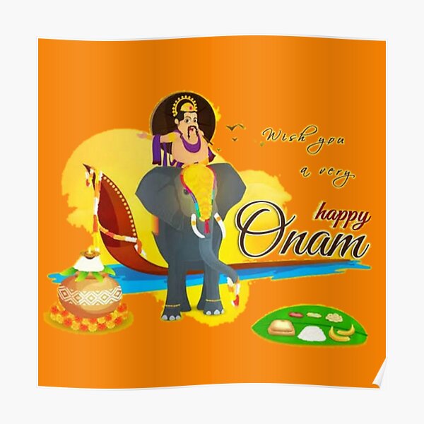 Happy Onam Posters for Sale | Redbubble