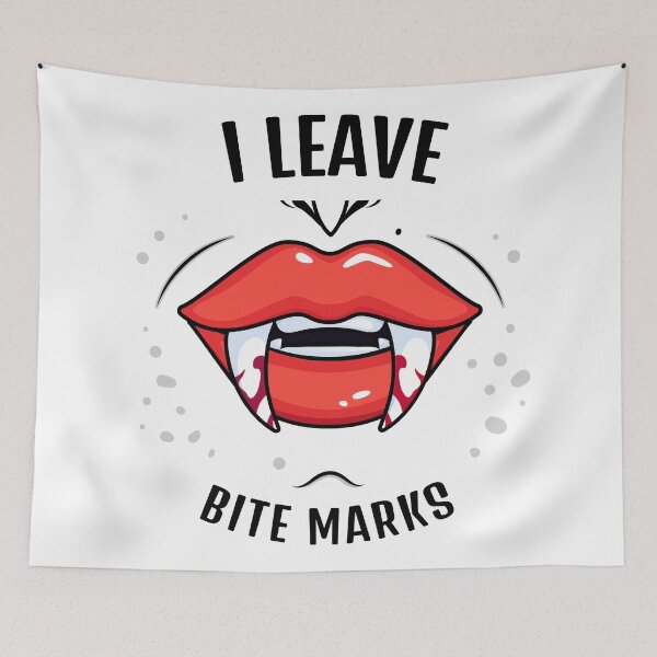 Item preview, I Leave Bite Marks Halloween  designed and sold by NikStore.