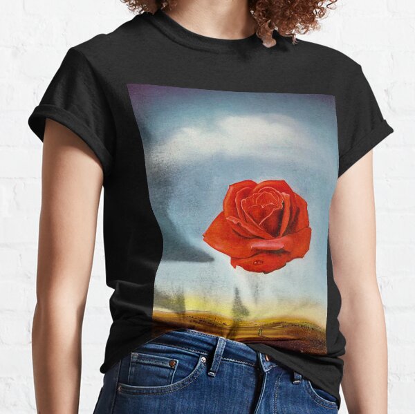 Meditative Rose by Salvador Dali Classic T-Shirt