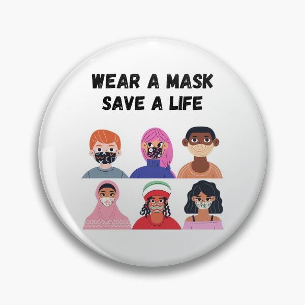 Item preview, Wear a Mask Save a Life designed and sold by AloraDesigns.