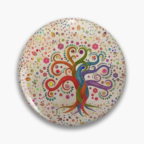 Item preview, Tree of Life - Yggdrasil - Watercolor swirl designed and sold by k9printart.