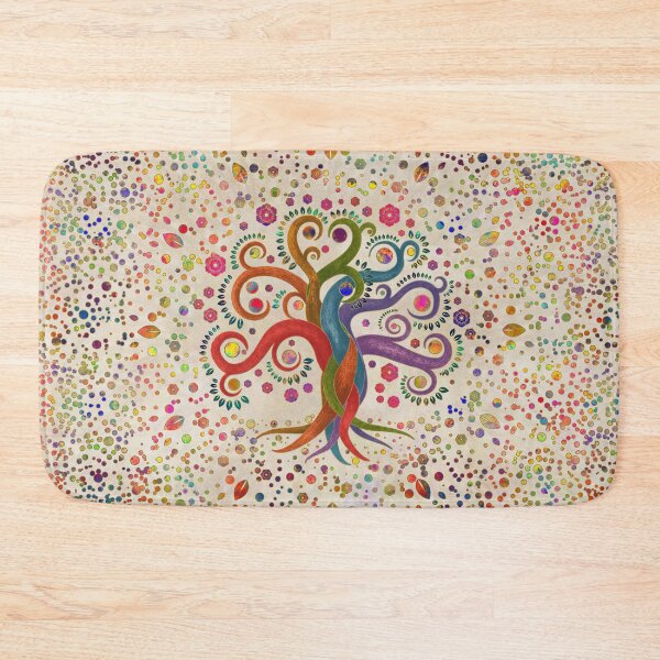 Item preview, Tree of Life - Yggdrasil - Watercolor swirl designed and sold by k9printart.