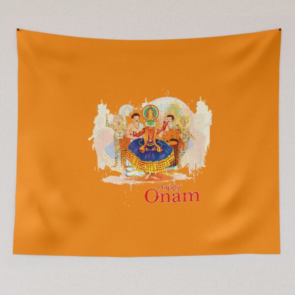 Item preview, Happy Onam festival elephant design designed and sold by Sovik Goswami.