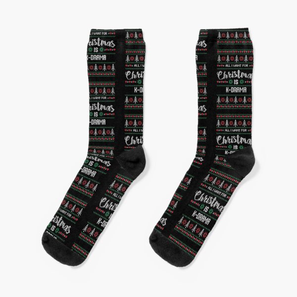 Item preview, All I Want For Christmas Is K-Drama designed and sold by teesaurus.