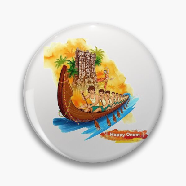 Item preview, Happy Onam festival boating  designed and sold by Sovik Goswami.