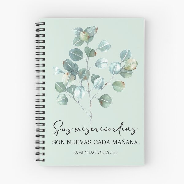 Item preview, Sus misericordias son nuevas cada mañana spanish bible verse designed and sold by latiendadearyam.
