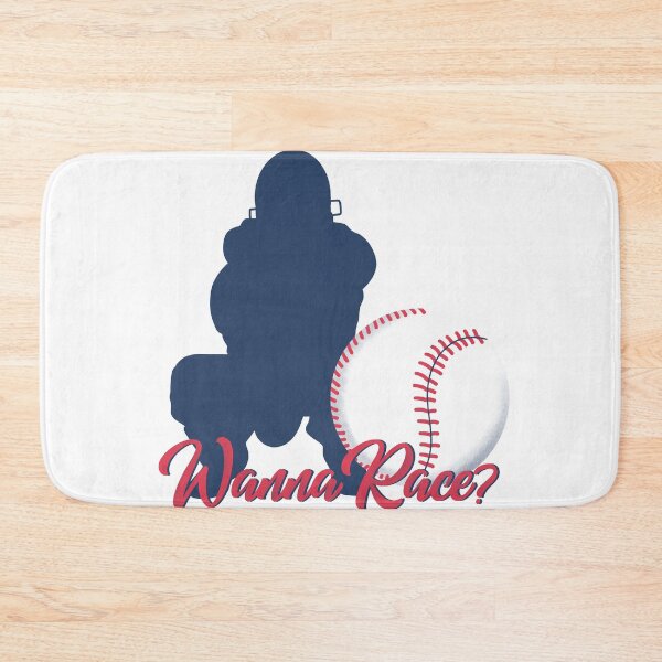 Item preview, Baseball Catcher Wanna Race gift, Baseball gift, Sports print designed and sold by Lisbob.