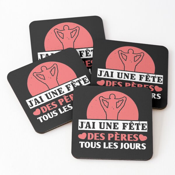 Aperçu de l'œuvre Fête des pères tous les jours humour famille cadeau créée et vendue par joozybart.