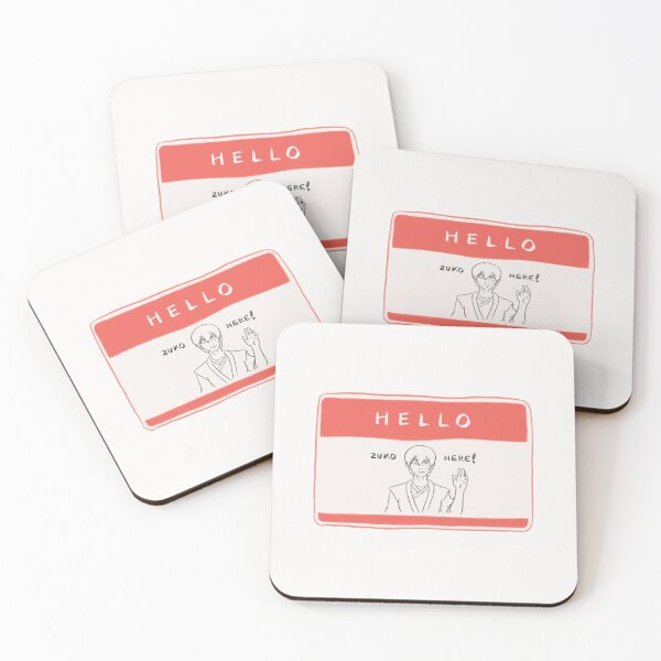 Item preview, "Hello Zuko Here" Name Tag designed and sold by Art By Billee.