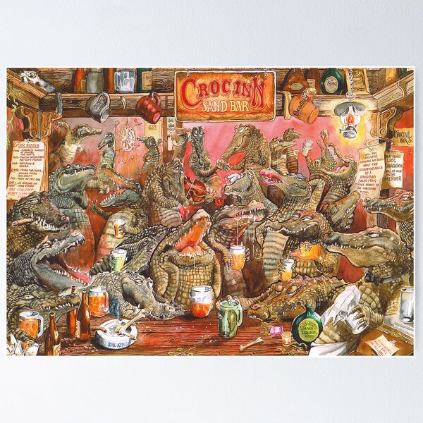 Item preview, Crocodile Bar! designed and sold by RoseRigden.