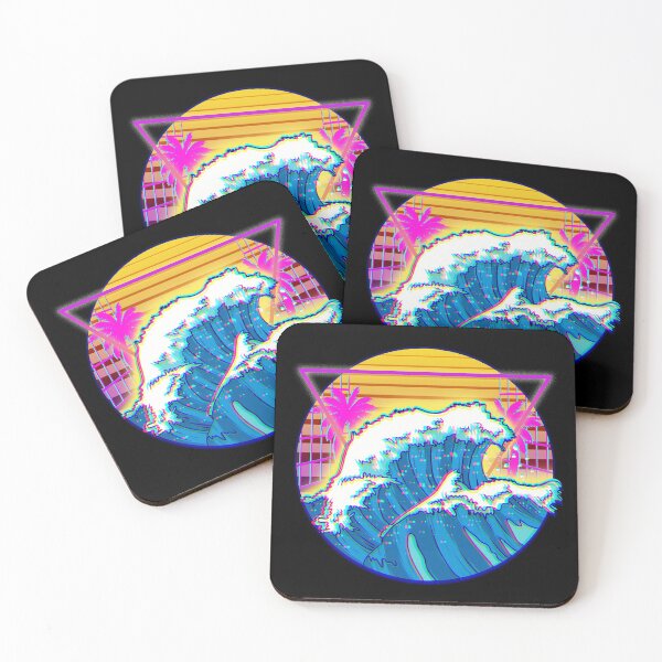Item preview, Vaporwave Waves Retro 1980s and 1990s designed and sold by SqualeForce.