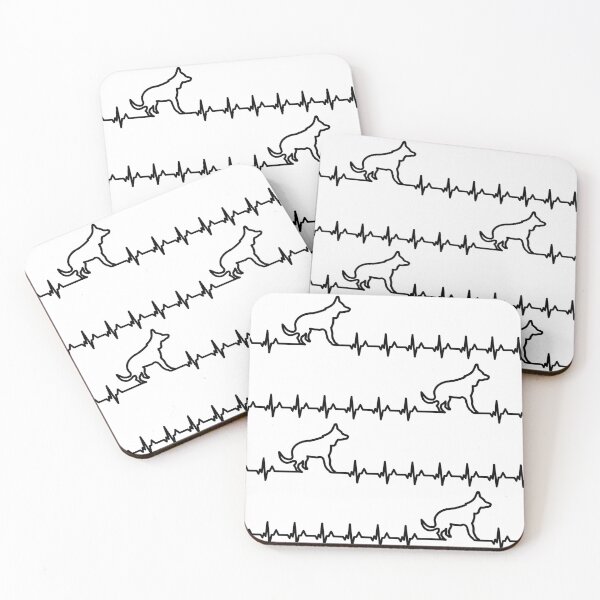 Item preview, Dog Heartbeat Pattern designed and sold by belly-e-luna.
