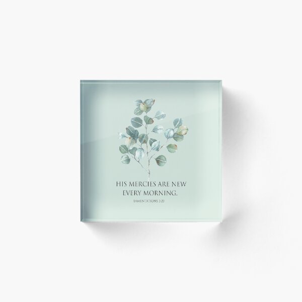 Item preview, His mercies are new every morning bible verse designed and sold by latiendadearyam.