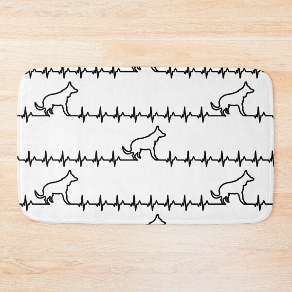 Item preview, Dog Heartbeat Pattern designed and sold by belly-e-luna.