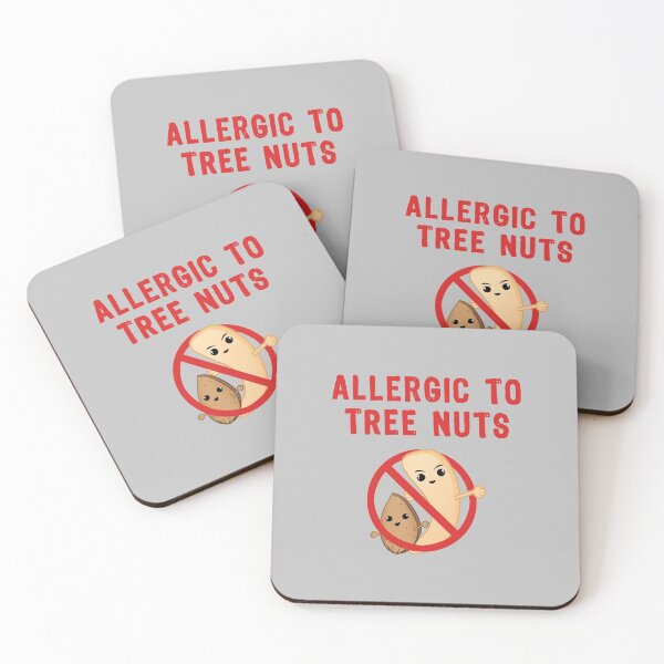 Item preview, Allergic to Tree Nuts - Nut Allergy designed and sold by tealbubble.