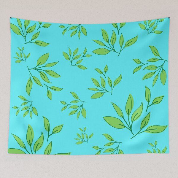Item preview, Green leafs decorative pattern designed and sold by HR-the-Chemist.