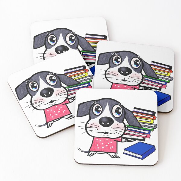 Item preview, Animal : Dog - Study hard  designed and sold by Shirley cute art .