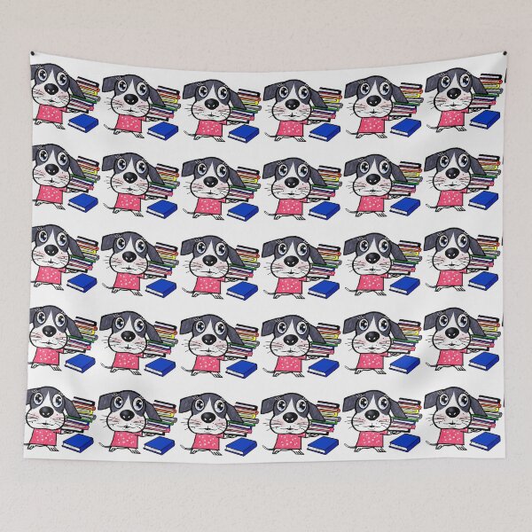 Item preview, Animal : Dog - Study hard  designed and sold by Shirley cute art .