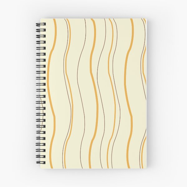 Item preview, Wavy vertical yellow and brown stripes  designed and sold by Cre8iveLady.