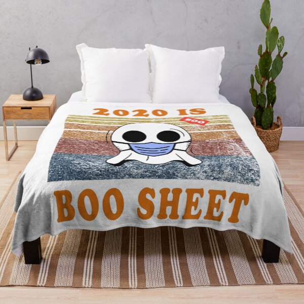 Item preview, 2020 is Boo Sheet Ghost in Mask Funny Halloween Puns designed and sold by fourstripes.