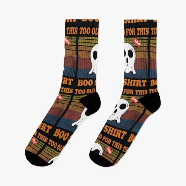Item preview, I'm too old for this Boo Shirt Halloween Ghost Puns designed and sold by fourstripes.