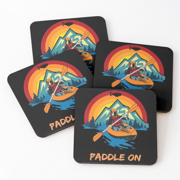 Item preview, Paddle On Sunset kayaking designed and sold by Turnershophot.