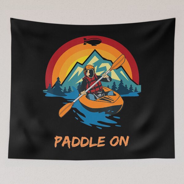 Item preview, Paddle On Sunset kayaking designed and sold by Turnershophot.