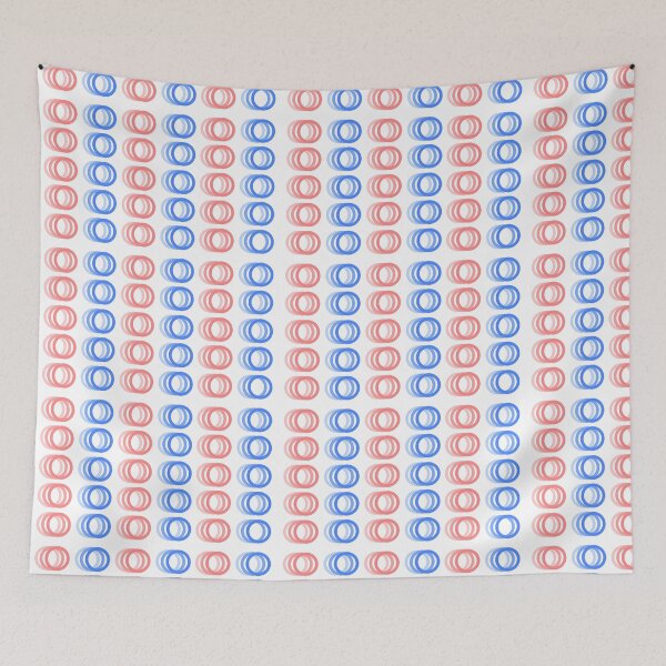 Item preview, Pink and Blue Circle Gradient designed and sold by socksoverjeans.